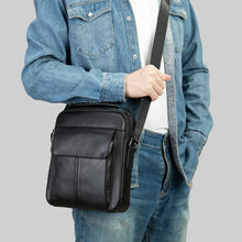 Laden Sie das Bild in den Galerie-Viewer, Genuine Leather Men&#39;s Shoulder Bags Messenger Bag for Men Crossbody Bags Large Travel Sling Bag Husband Gift New