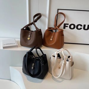 Fashion Bucket Shoulder Bags For Women Leather Handbag Tote Purse n378