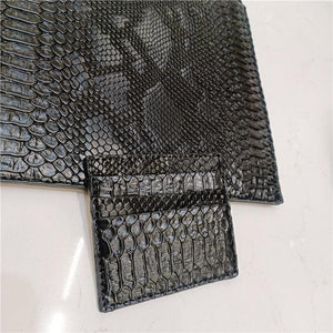 Luxury 3D Serpentine women Clutch Bags Fashion pu Leather Envelope Bag n50 - www.eufashionbags.com
