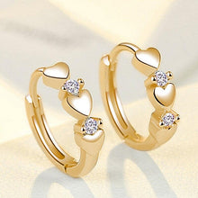 Charger l&#39;image dans la galerie, Trendy Heart Small Hoop Earrings Women Fashion Jewelry he180 - www.eufashionbags.com