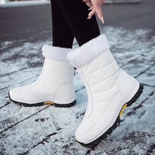 Load image into Gallery viewer, Winter Women Waterproof Shoes Keep Warm Non-slip Black Snow Boots