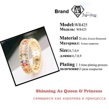 Load image into Gallery viewer, Luxury Multicolor Marquise Cubic Zirconia Engagement Rings for Women b22