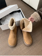 画像をギャラリービューアに読み込む, Winter Warm Women Snow Boots Fashion  Low Heel Short Booties q70