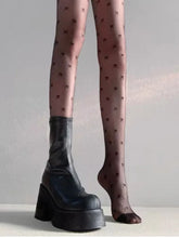 Laden Sie das Bild in den Galerie-Viewer, Winter Platform Ankle Boots For Women Fashion Side Zippers Short Boots  h01