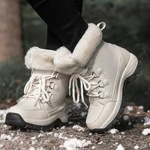 Carica l&#39;immagine nel visualizzatore di Gallery, Couples Ankle Boots Warm Plush Platform Shoes for Women Snow Boots x60