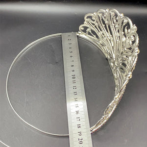 Luxury Miss Universe Wedding Crown Tiaras Rhinestone Pageant Diadem Hair Accessories y09