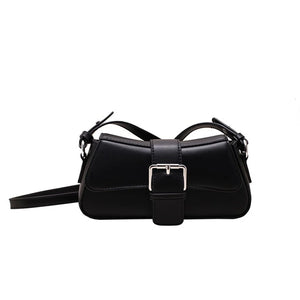 Solid color Leather Crossbody Bags For Women Luxury Shoulder Bag Fashion Handbags and Purses