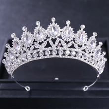 Load image into Gallery viewer, Luxury Crystal Wedding Crown Rhinestone Tiara Crown Hair Accessories a91