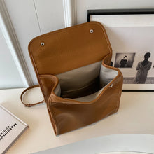 Cargar imagen en el visor de la galería, Retro Small PU Leather Backpack For Women Shoulder Bags Teenagers Girls Travel Backpacks