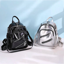 Carica l&#39;immagine nel visualizzatore di Gallery, Female Backpack NEW Women Leather Backpack Multifunction women Travel Backpack Sac A Dos Femme School Bags For Teenage Girls
