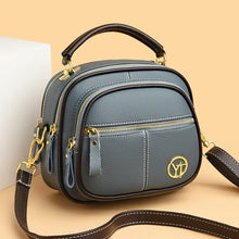 Cargar imagen en el visor de la galería, Multilayer Design Handbag Women Luxury Leather Shoulder Crossbody Bag  a137