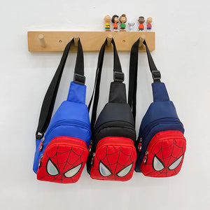 2023 Disney Marvel Children's Shoulder Bag Spiderman Cartoon Messenger Bag Large Capacity Kids Crossbody Bag Money Storage Bag