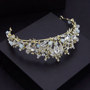 Luxury Flower Tiaras Crowns Headbands for Women Headdress Bridal Wedding Dress Hair Jewelry Girls Head Accessories
