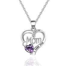 Load image into Gallery viewer, Fashion Heart Shape Zirconia Love Pendant Necklace for Anniversary Gift hn01 - www.eufashionbags.com
