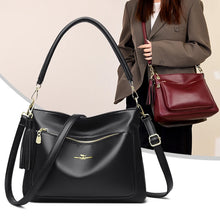 Load image into Gallery viewer, Fashion Tassel Large Handbags Luxury Soft Leather Women Shoulder Bags a145