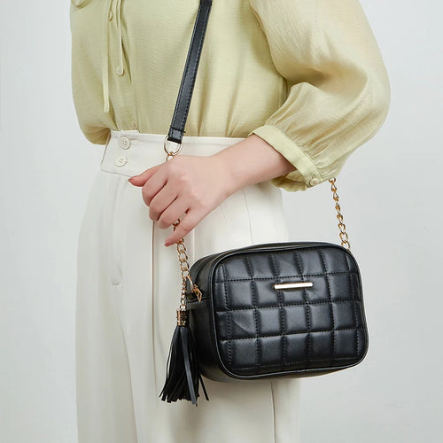 Embroidery Thread Women Crossbody Bag Luxury Shoulder Bags Tassel Clutch Purse q370