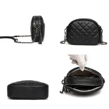 Charger l&#39;image dans la galerie, Genuine Leather Messenger Bag Luxury Fashion Daily Use Women Wallet HandBag a55