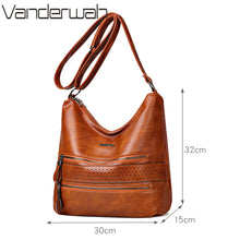 Cargar imagen en el visor de la galería, Sac A Main Leather Luxury Handbags Women Bags Designer Handbags High Quality Shoulder Crossbody Bags
