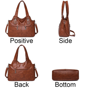 Vintage Women's Hand Bag Classic Tote Bag Luxury Handbags Women Shoulder Bags Top-handle Bags Fashion Brand Handbags Sac