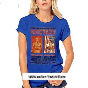 Camiseta Rocky 4 para hombre, camisa inspirada en la película, Drago v Balboa Fight, Rusia, Retro, 80