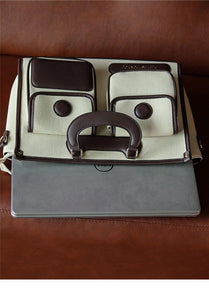 Large Canvas computer Briefcase Vintage Shoulder Bags for Women n03 - www.eufashionbags.com