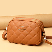 画像をギャラリービューアに読み込む, Summer Square Small Shoulder Messenger Bag Female Girl Three Layers Circle Luxury Handbags a25
