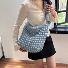 Load image into Gallery viewer, Large Casual Hobo Crossbody Bag for Women Fashion Pleated Shoulder Bag z40