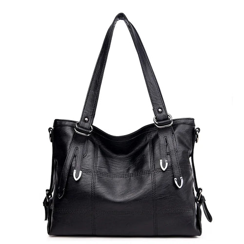 Women Retro Messenger Shopper Tote Female Top-handle Bag Girls Shoulder Bags PU Leather Handbags Fashion Crossbody Bag