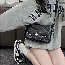 Load image into Gallery viewer, Y2k Trendy Tote Bags for Women Large Silver Fashion All-match Shoulder Bag Niche Messenger Bag
