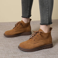 Charger l&#39;image dans la galerie, Women Shoes Autumn Winter Genuine Leather Short Boots q138