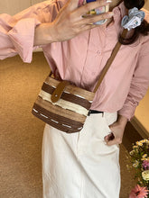Carica l&#39;immagine nel visualizzatore di Gallery, New Summer Beach Straw Bags for Women Straw Shoulder Crossbody Bags a177