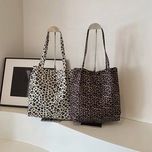 Small Leopard Design 2024 Fashion Shopping Bags for Women Handbag Lady Shoulder Bag