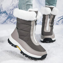 Charger l&#39;image dans la galerie, Fashion Women Snow Boots Comfortable Plush Platform Shoes Mid-Calf Boots