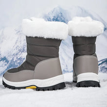 画像をギャラリービューアに読み込む, Fashion Women Snow Boots Comfortable Plush Platform Shoes Mid-Calf Boots