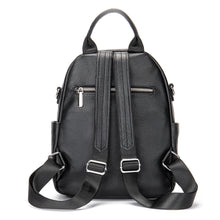 Charger l&#39;image dans la galerie, Cowhide Laptop Backpack Leather Anti-theft Schoolbag Women Small Travel Bags Shoulder Bags Girls Handbags Mochila BG8126