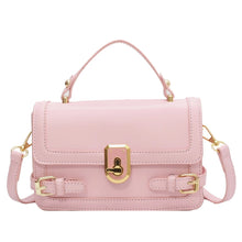 Load image into Gallery viewer, Pink PU Leather Crossbody Bags for Women Top Handle Handbag Tote Purse s03