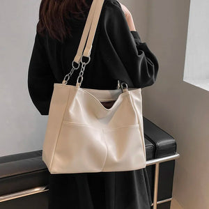 Large Vintage Shoulder Bags for Women  PU Leather Handbags Travel Tote Purse z93