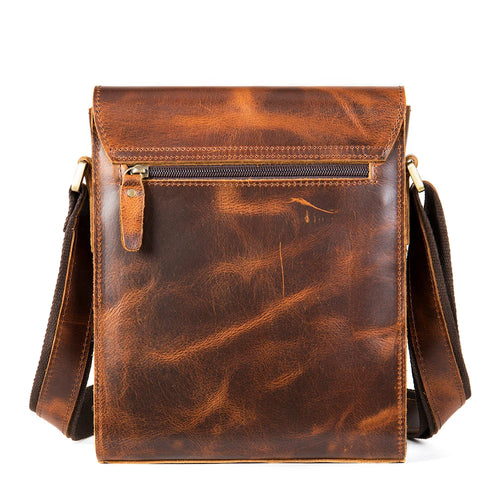 Men's Leather Bag Casual Shoulder Bag Genuine Leather bolsas Flap Men's Desinger Messenger Bags Male 7433