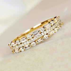 Women Dazzling Zirconia Finger Ring Fashion Versatile Jewelry hr28 - www.eufashionbags.com