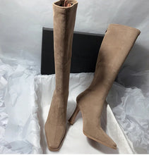 画像をギャラリービューアに読み込む, Spring Woman High Boots Fashion Pointed Toe High Heel Long Boots q73