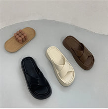 画像をギャラリービューアに読み込む, Summer Open Toe Women Slippers Casual Platform Flat Outdoor Beach Shoes h21