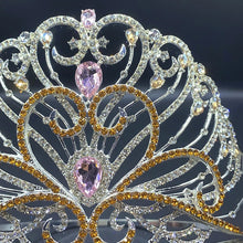 Cargar imagen en el visor de la galería, Luxury Tiaras Crown Headband Women Rhinestone Diadem Wedding Hair Jewelry y102