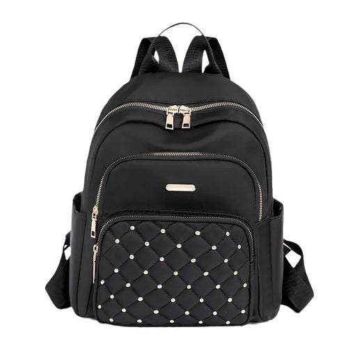 Oxford Rivet Women's Backpack Women Bag Large Capacity Student Schoolbag Backpack