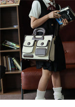Load image into Gallery viewer, Large Canvas computer Briefcase Vintage Shoulder Bags for Women n03 - www.eufashionbags.com