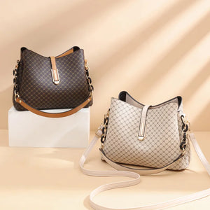 Fashion Bucket Bag Women Shoulder Crossbody Bag Large PU Leather Shopping Purse w18