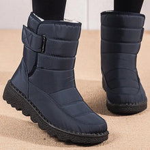 Load image into Gallery viewer, Mid-Calf Winter Shoes For Women Snow Boots Casual Watarproof Platform Heels m17 - www.eufashionbags.com