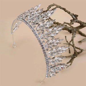 Rhinestone Crystal Headwear Tiaras and Crowns Bridal Diadem Wedding Crown Girls Party Hair Jewelry Accessories