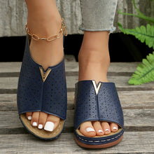 画像をギャラリービューアに読み込む, Summer Women Wedge Sandals Premium Orthopedic Open Toe Sandals Vintage Anti-slip Leather Casual Female Platform Retro Shoes