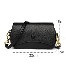 画像をギャラリービューアに読み込む, Luxury Genuine Leather Handbag Women Cowhide Small Messenger Bag w89