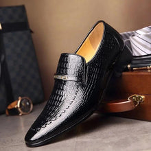 画像をギャラリービューアに読み込む, New Men&#39;s Casual Shoes Classic Low-Cut Embossed Leather Men Loafers Plus Size 38-48 - www.eufashionbags.com